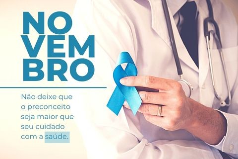 Novembro Azul chama a atenção para o cuidado com a saúde do homem e a prevenção do câncer