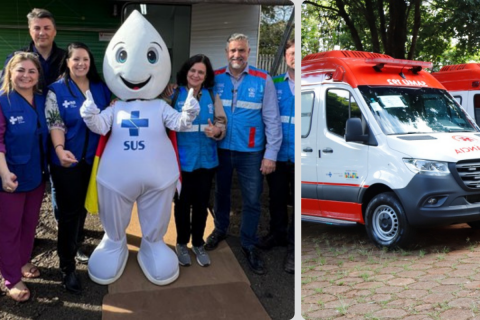 Governo Federal entrega 30 ambulâncias e mil computadores para o RS